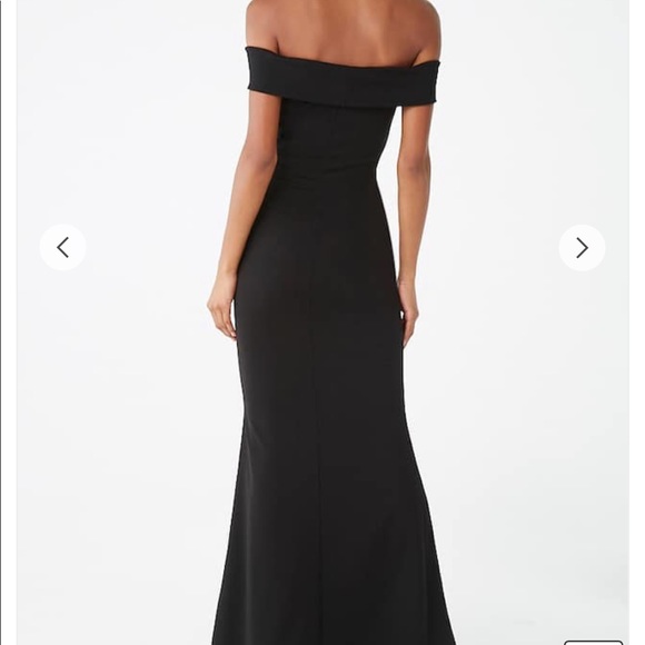 Black Mermaid Gown - Picture 3 of 14